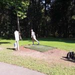 A Competitor Teeing Off On Hole 6